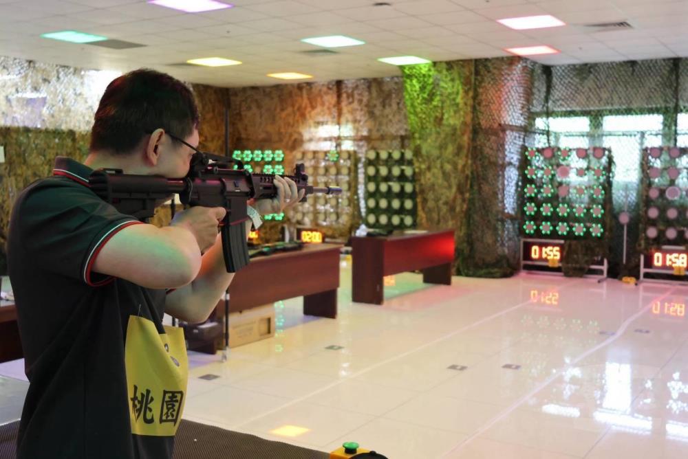 活動中包含射擊比賽關卡。（後備指揮部提供）