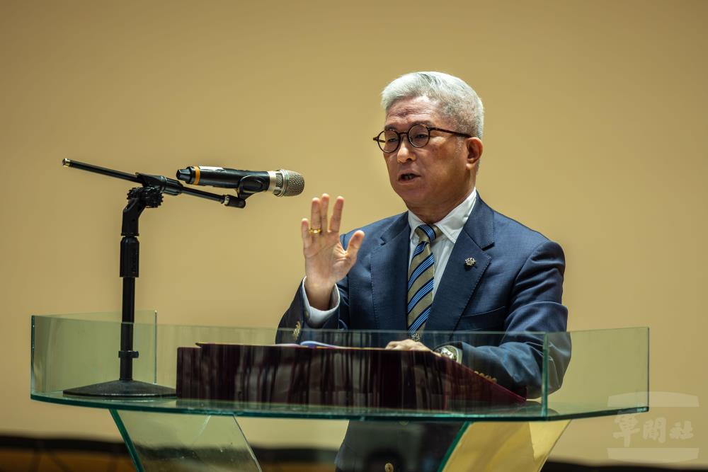 徐副部長肯定全體主財同仁專業表現。（軍聞社記者蔡枋澐攝）