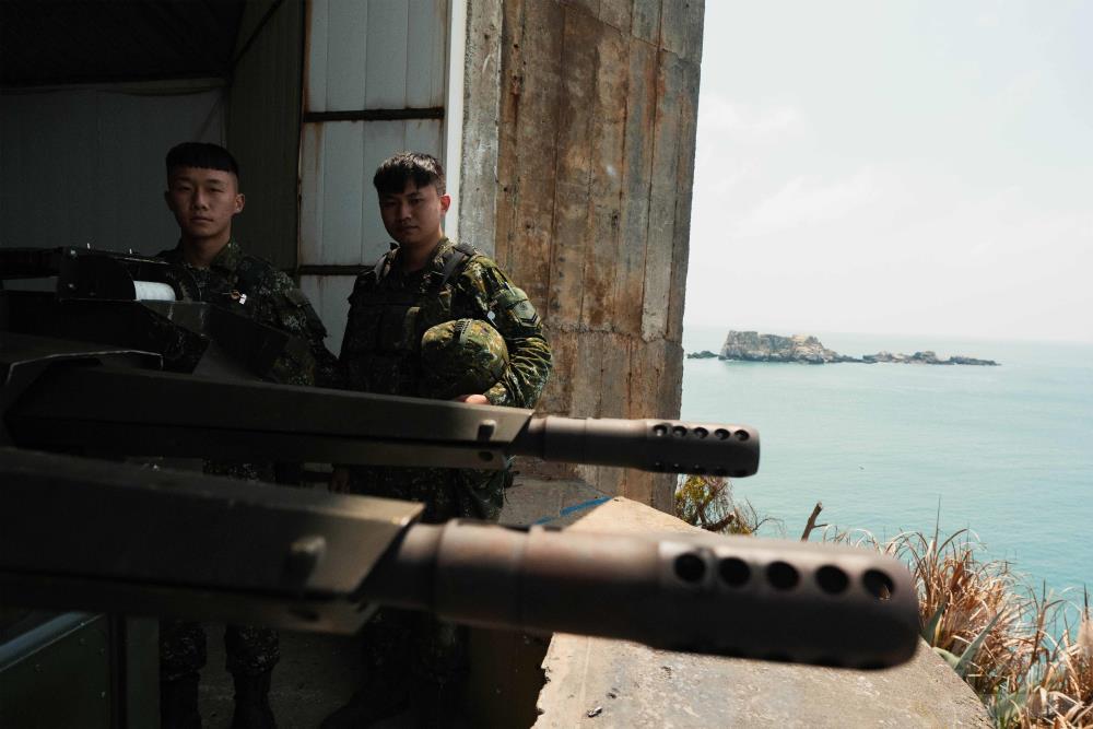 一年期義務役官兵，對於東引服役印象相當深刻。（軍聞社記者呂尚俞攝）