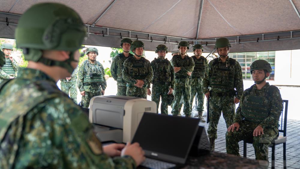 鍾副部長視導戰時軍事審判實務演練　蘊積偵審職能