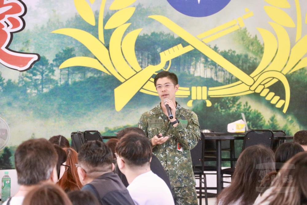 營長趙中校期盼透過家屬支持，圓滿達成服役目標。（陸軍步兵第257旅提供）