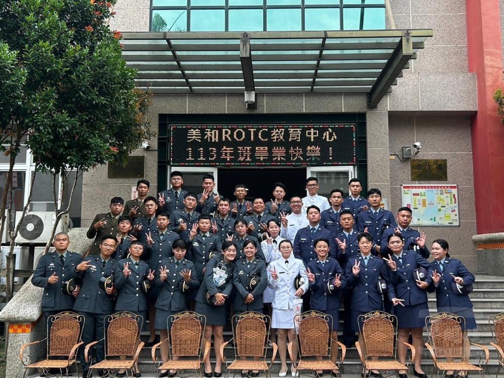 在美和科大ROTC就讀的經驗，成為陳中尉日後成長的養分。（陳中尉提供）