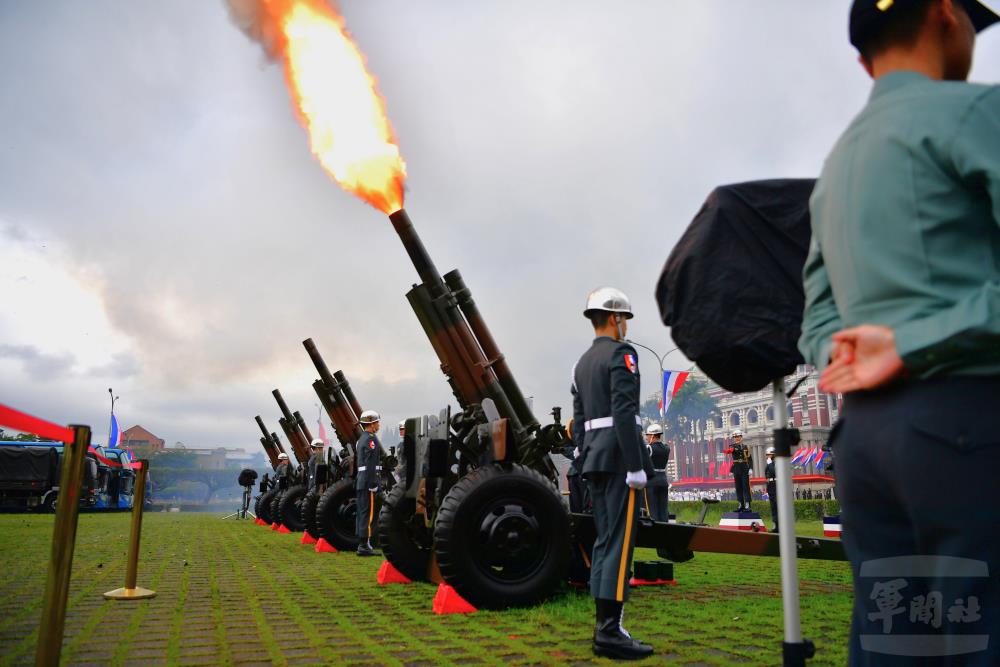 禮砲連軍禮勤務　21響禮砲精實訓練分秒不差