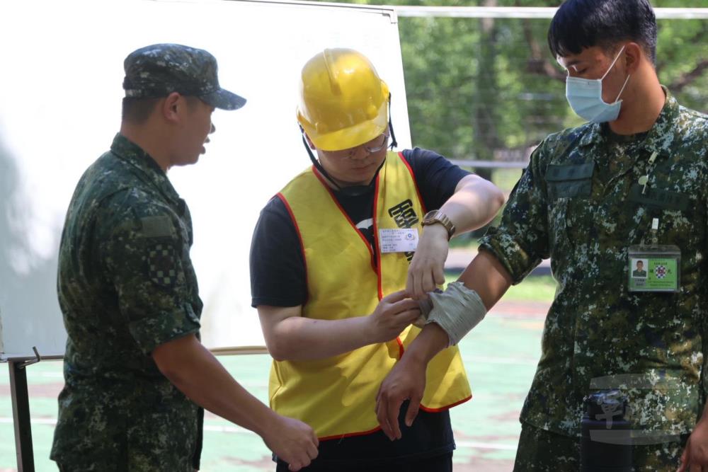 陸軍機步333旅日前辦理軍事勤務召集訓練。（陸軍第八軍團提供）