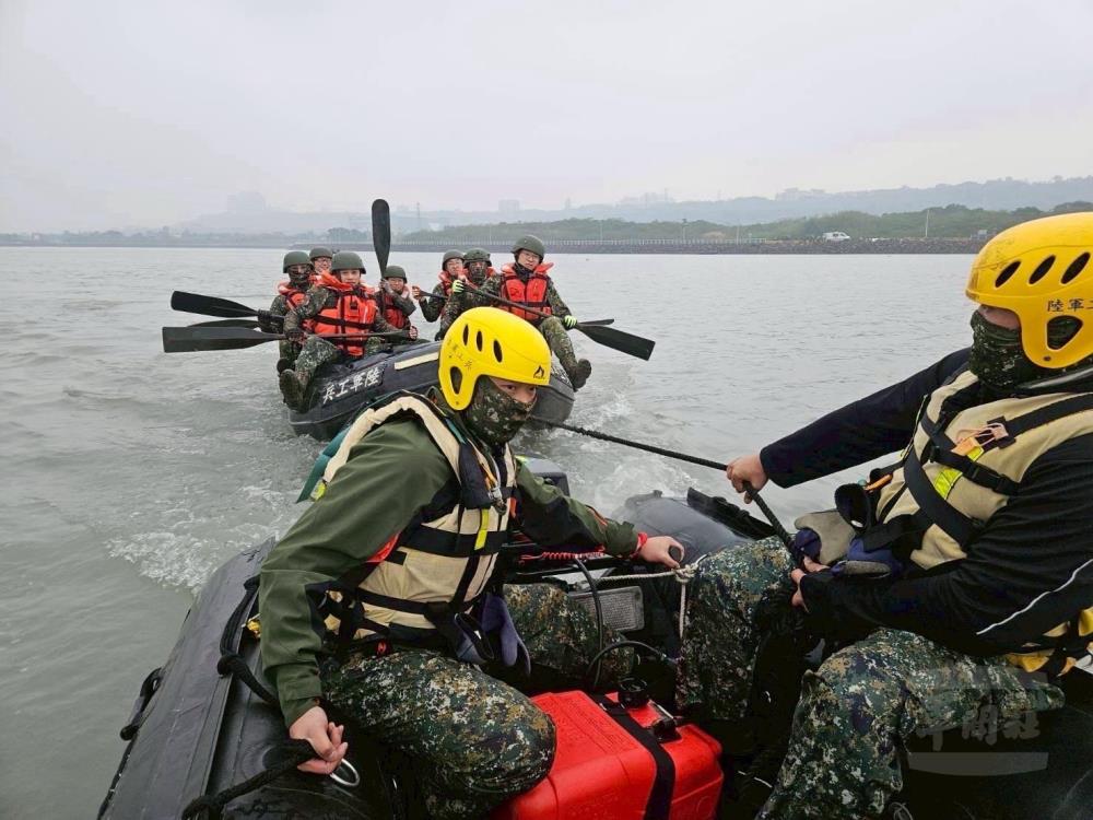53工兵群移地水域訓練　強化戰場合作默契
