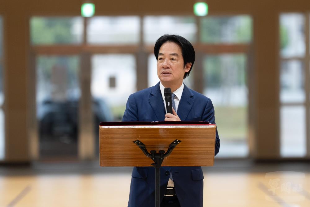 賴總統宣布明年1月起，還會再加薪百分之4。（軍聞社記者林庭暉攝）