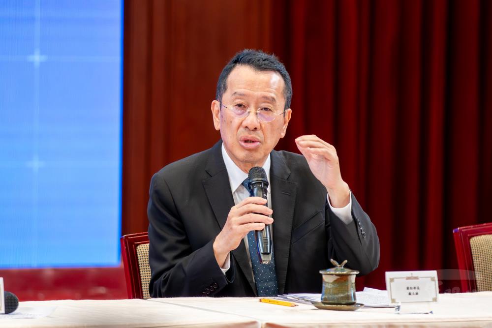 顧部長強調，國防特別預算條例若未通過，將嚴重削減與美方溝通已久的戰力建置案。（軍聞社記者王進福攝）