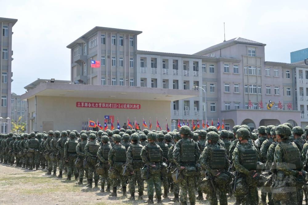 陸軍聯兵542旅三軍聯合實彈測考開訓 展現高昂士氣 陸軍聯兵542旅三軍聯合實彈測考開訓 展現高昂士氣
