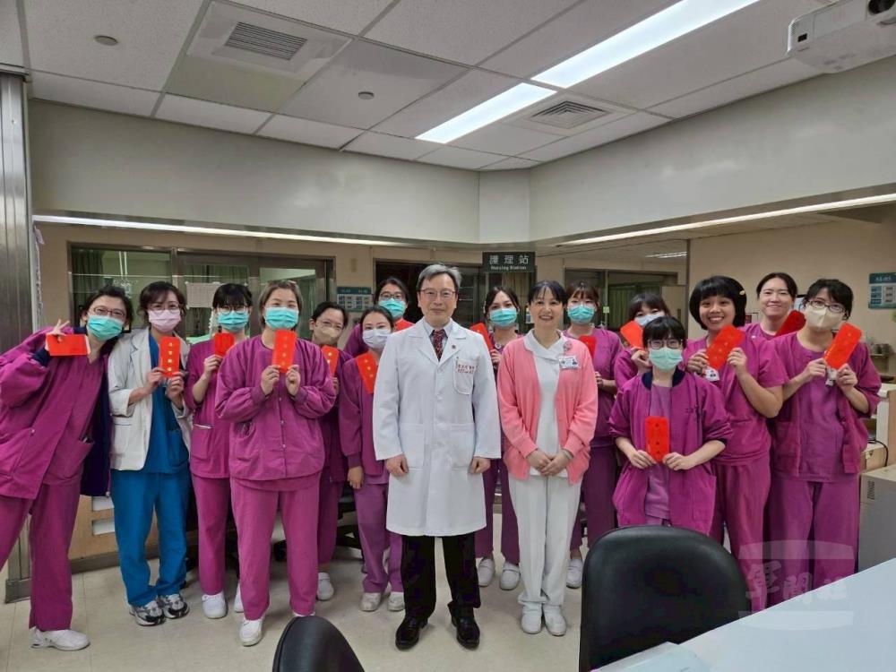 蔡院長除夕慰勉三總醫護　感謝堅守崗位守護健康