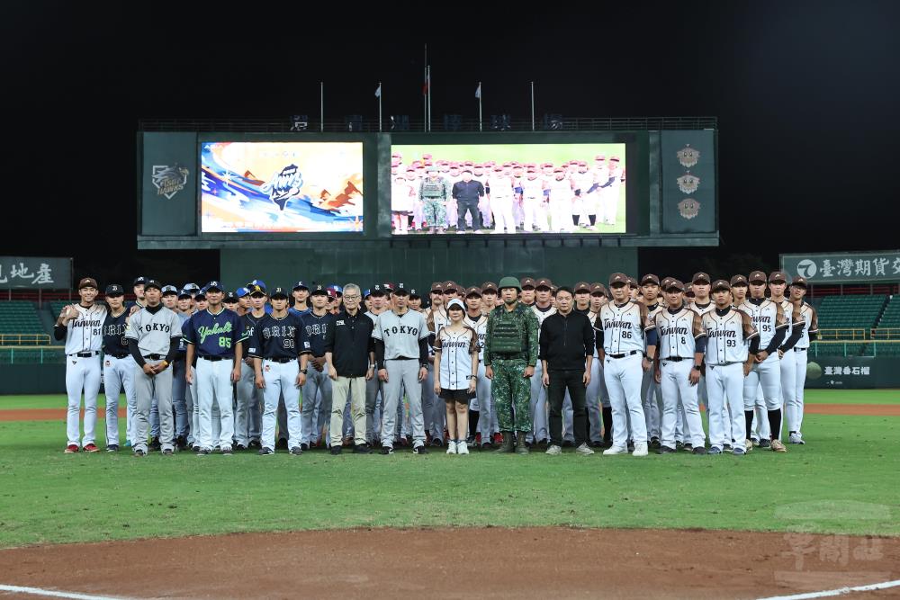 2025年亞洲冬季棒球聯盟今日晚間於高雄澄清湖球場盛大開幕。（中華職棒提供）