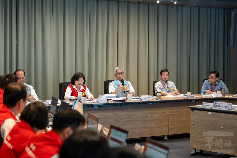 國防部徐副部長出席雲林縣城鎮韌性演習兵棋推演，強調落實整備與應變機制就是一種嚇阻。（軍聞社記者莊家豪攝）