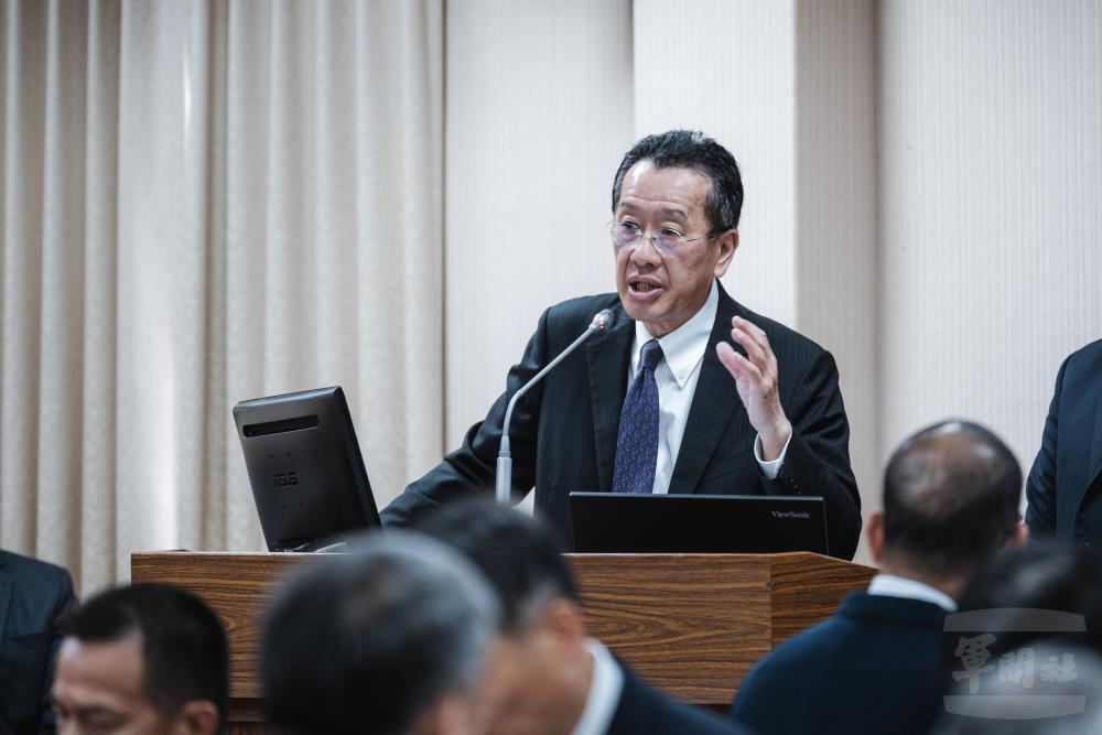 顧部長赴立院專報漢光成果　持續精進戰備能力
