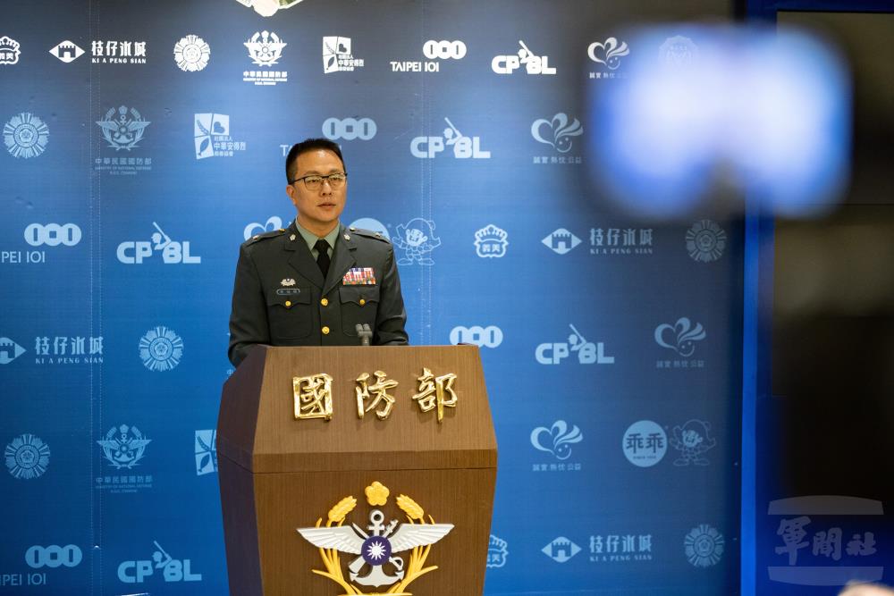 軍事新聞處處長為喬少將表示，新購F-16 Block 70戰機仍屬保密階段，無法進一步說明。（軍聞社記者王茗生攝）