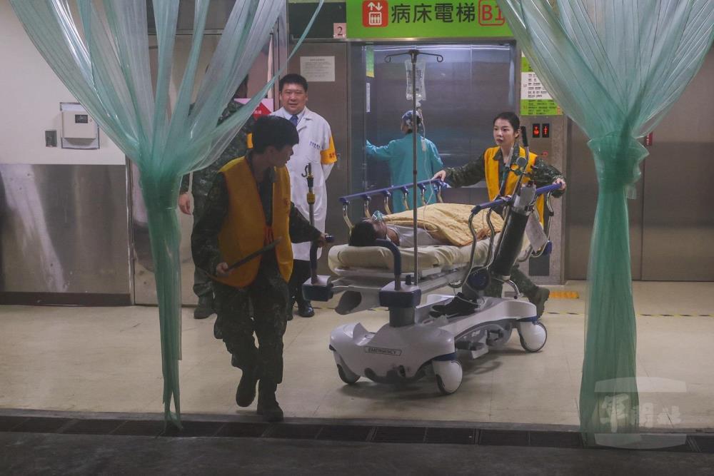 第二作戰區實施病患降疏轉　驗證戰時醫療量能