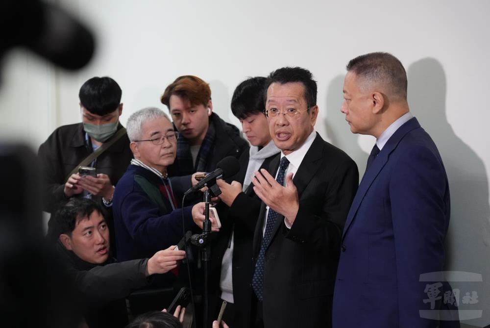 顧部長：全力搜救飛官落實天安特檢　持續掌握臺海周邊情勢