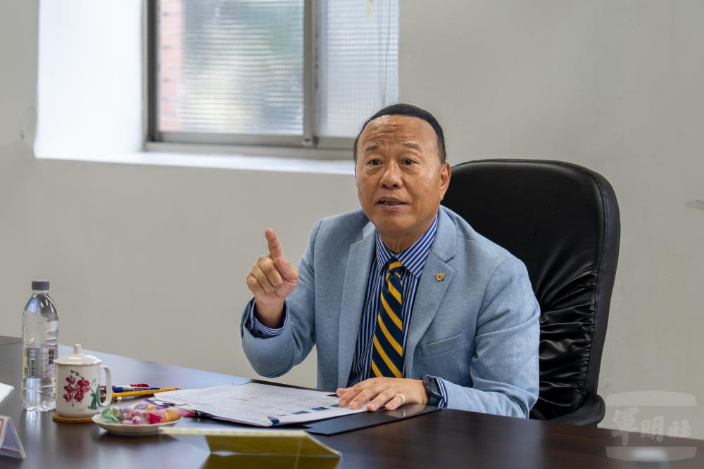 柏副部長期勉各單位應營造友善職場，鞏固官兵向心力。（軍聞社記者吳冠萱攝）