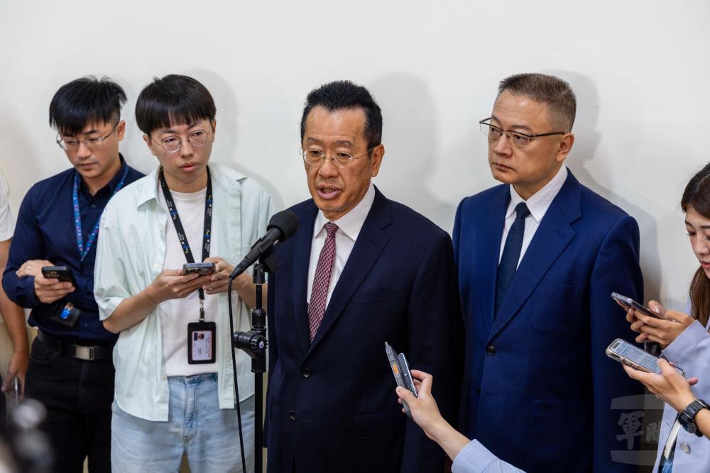 顧部長：基於整體防衛需求　盼立院支持特別預算