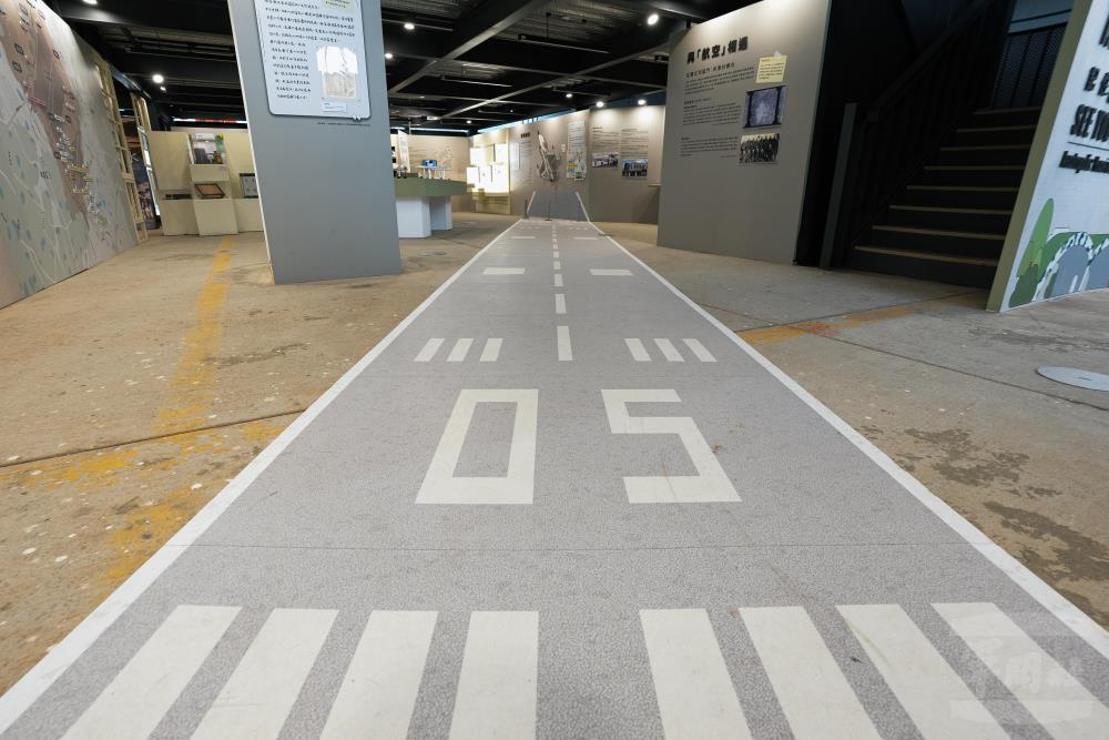 航空城歷史演變。（軍聞社記者李恬恬攝）