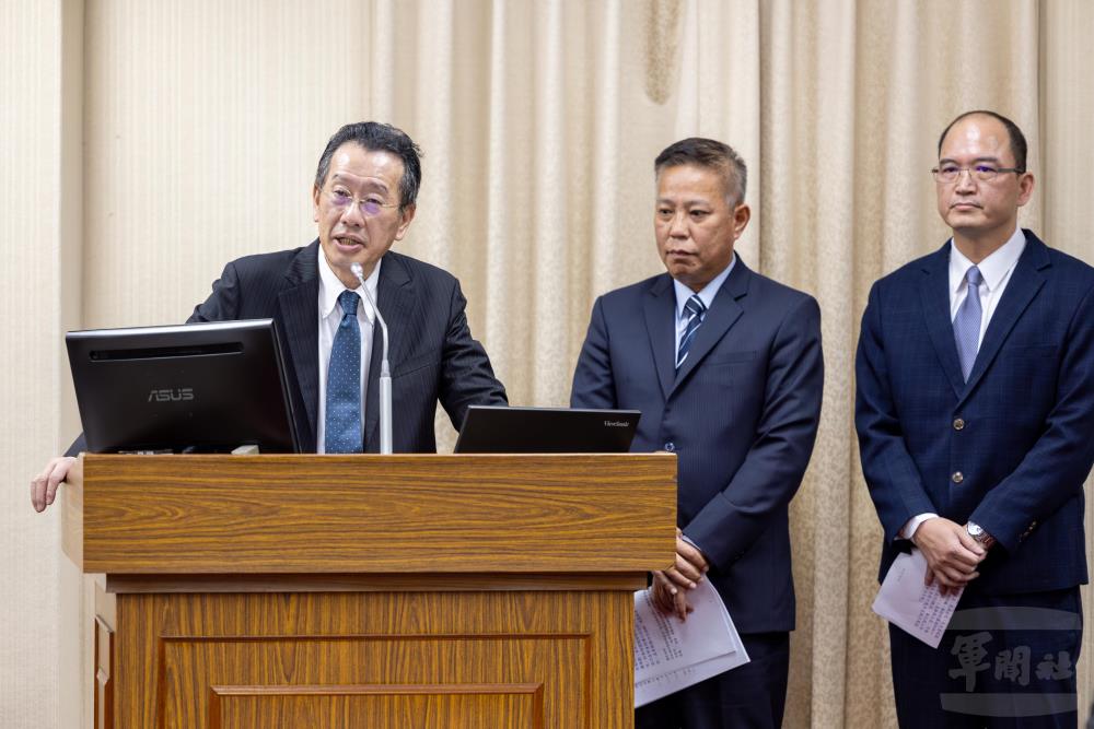 顧部長赴立院專案報告　爭取解凍推行國防施政