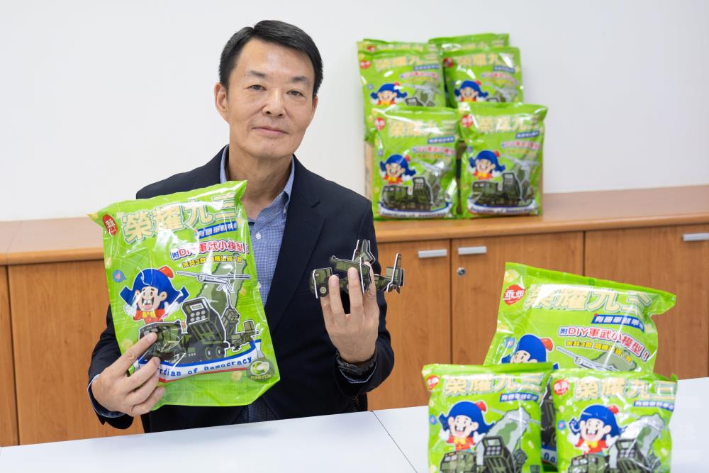 簡總經理指出，這是與國防部第三次合作。（軍聞社記者呂尚俞攝）