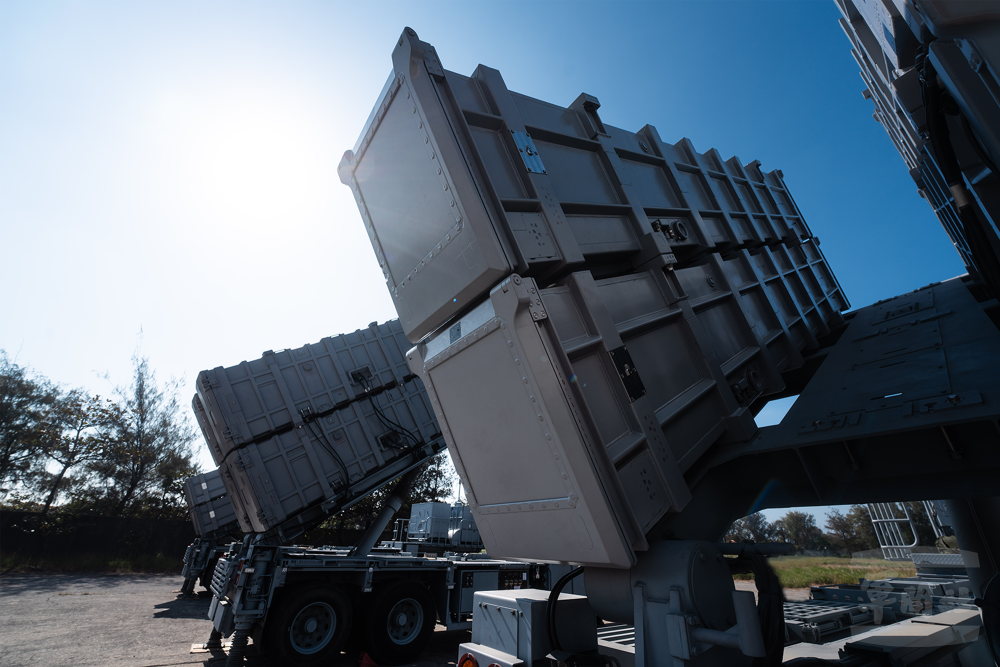 海鋒大隊機動飛彈車放列