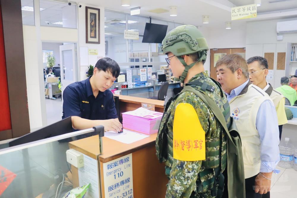 中區後備動員暨民力協調 驗證任務軍官應變效能 中區後備動員暨民力協調 驗證任務軍官應變效能