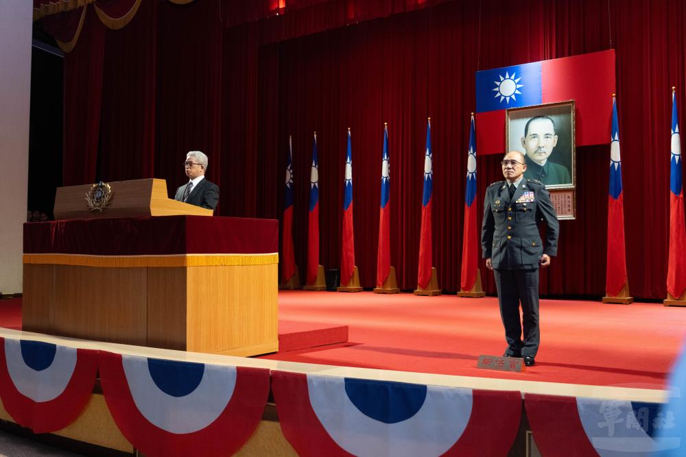 徐副部長主持全動署署長布達　廖建興中將履任新職