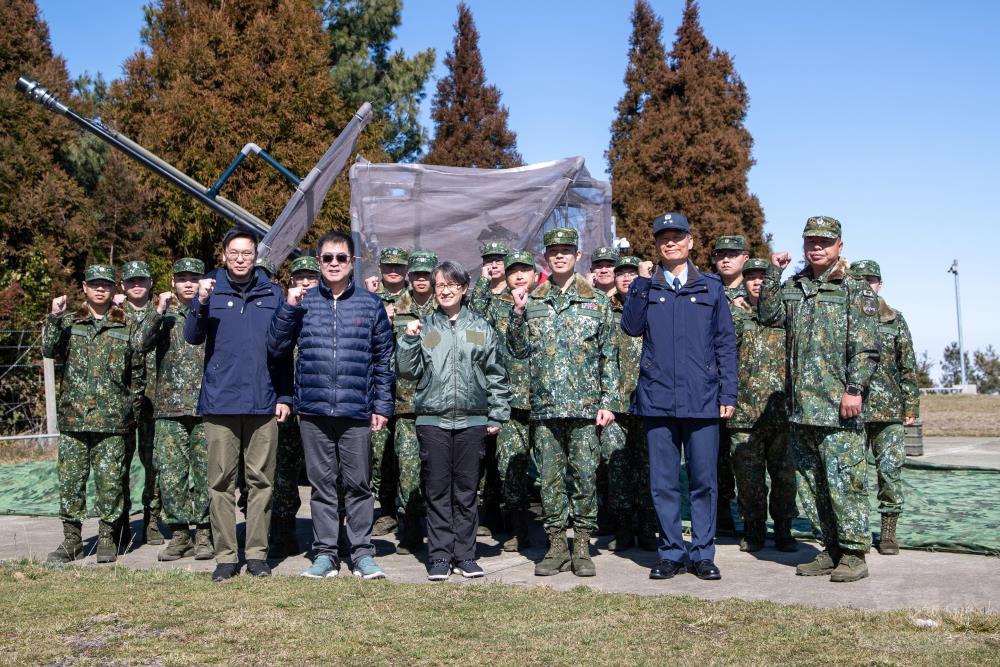 蕭副總統勗勉新竹地區部隊　肯定空軍官兵辛勞