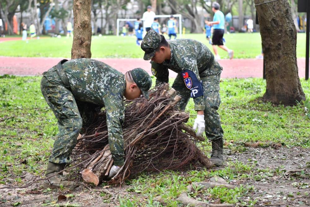 憲指部持續投入災後復原　協助民眾恢復正常生活　