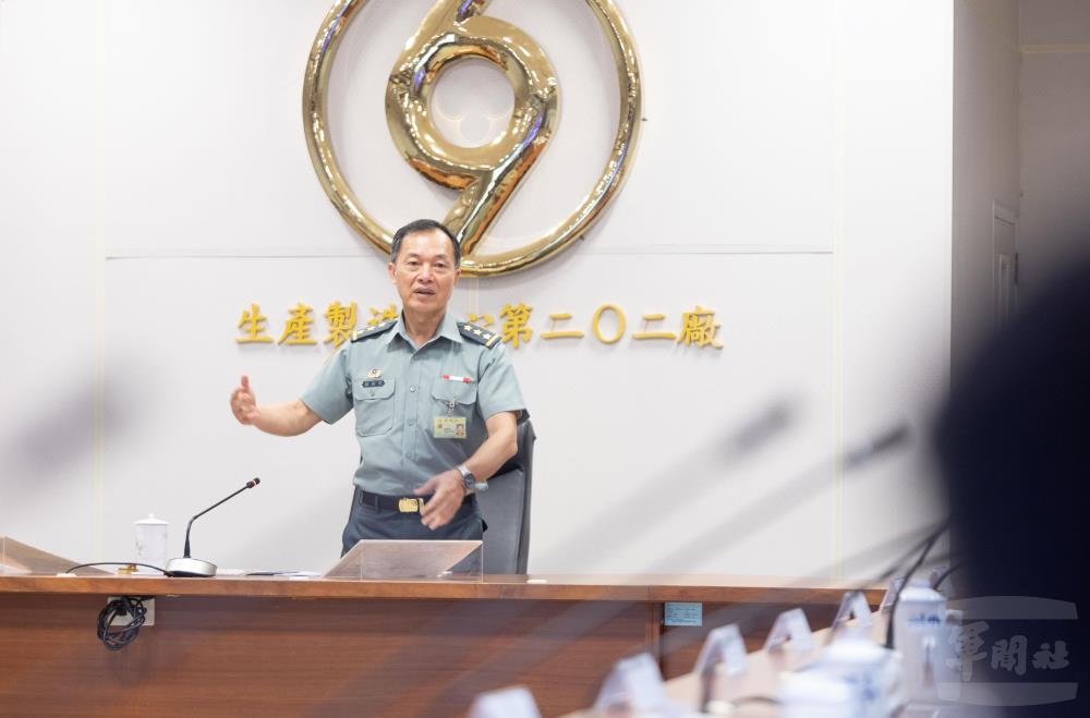 鍾副部長提出工作指導。（軍聞社記者吳柏融攝）