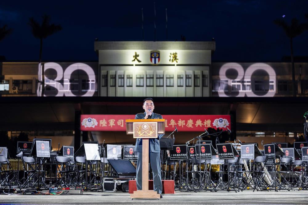 呂司令表示，80週年不僅是回顧歷史，更是邁向未來的重要起點。（軍聞社記者蔡枋澐攝）