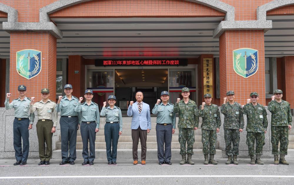 柏副部長視導花東防衛指揮部。（軍聞社記者莊家豪攝）