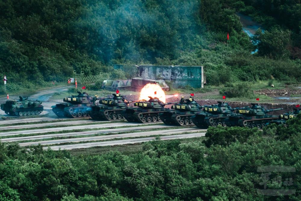 花防部25日進行「三軍聯合作戰訓練測考114之3、4號操演」。（軍聞社記者林庭暉攝）
