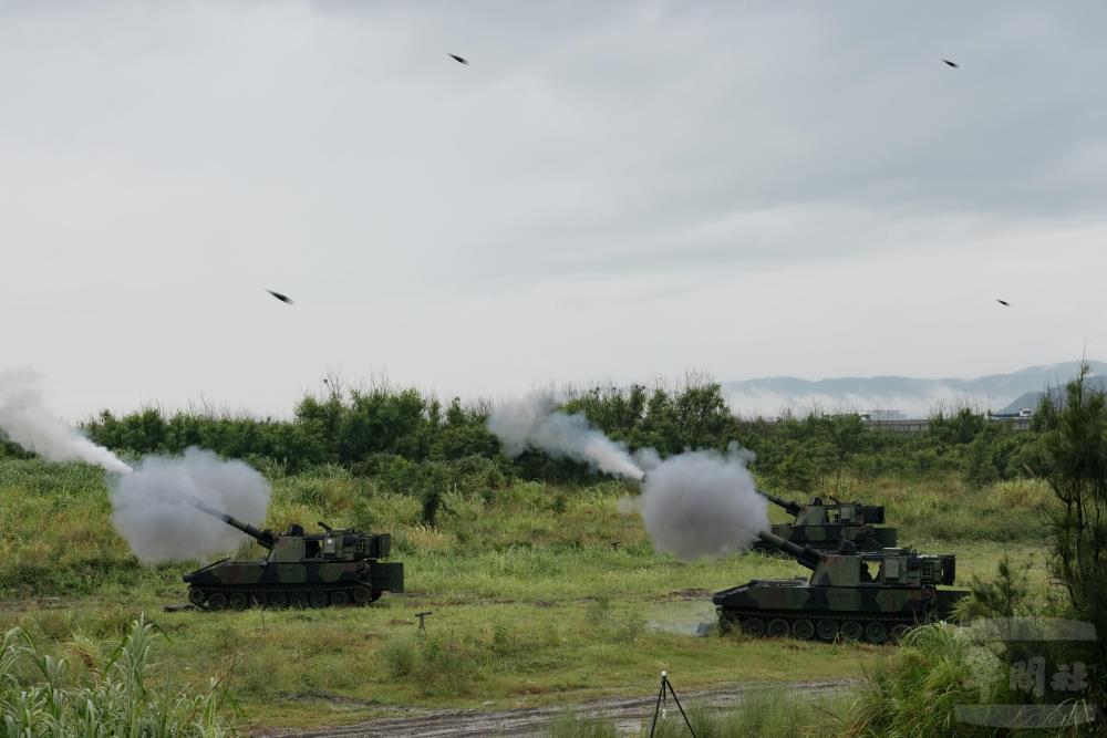 M109A2自走砲實彈射擊。（軍聞社記者陳彥樺攝）