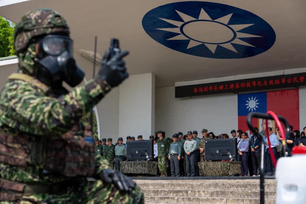 鍾副部長視導軍公民整合演練　肯定醫療救援專業量能