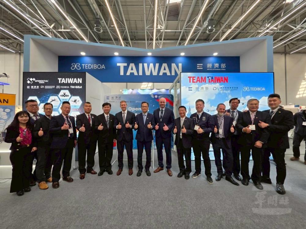 台灣無人機聯盟赴德參展　台灣館展示無人機產業鏈實力