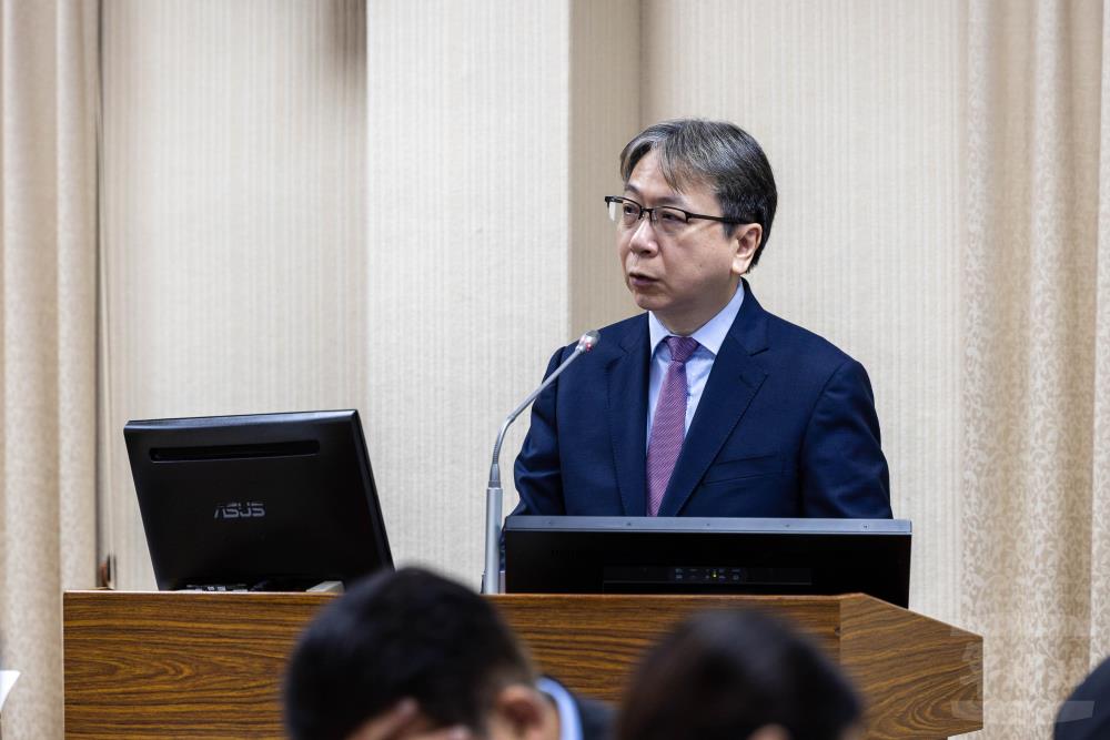 國安局長蔡明彥進行專案報告。（軍聞社記者蔡枋澐攝）