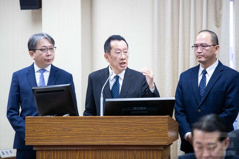 顧部長赴立院專報　說明國軍戰備應變整備情形