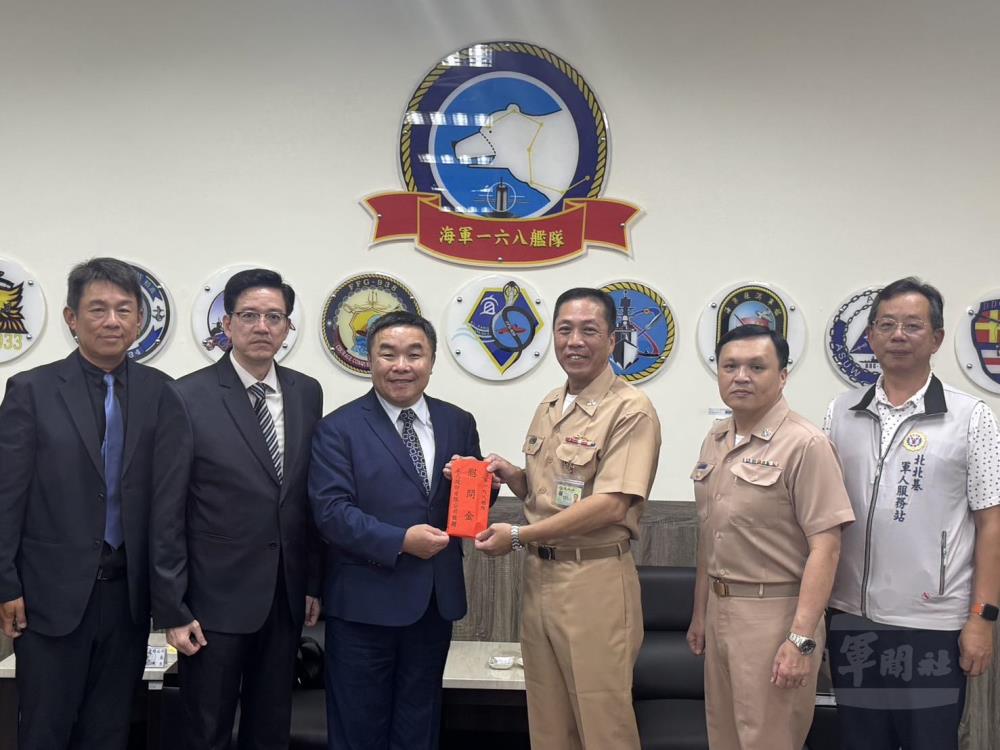 敬軍團向全體官兵致上誠摯謝意。（新北軍人服務站提供）