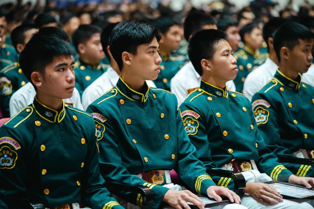 畢業生完成學業，並將邁入人生下一個里程碑。（軍聞社記者林庭暉攝）