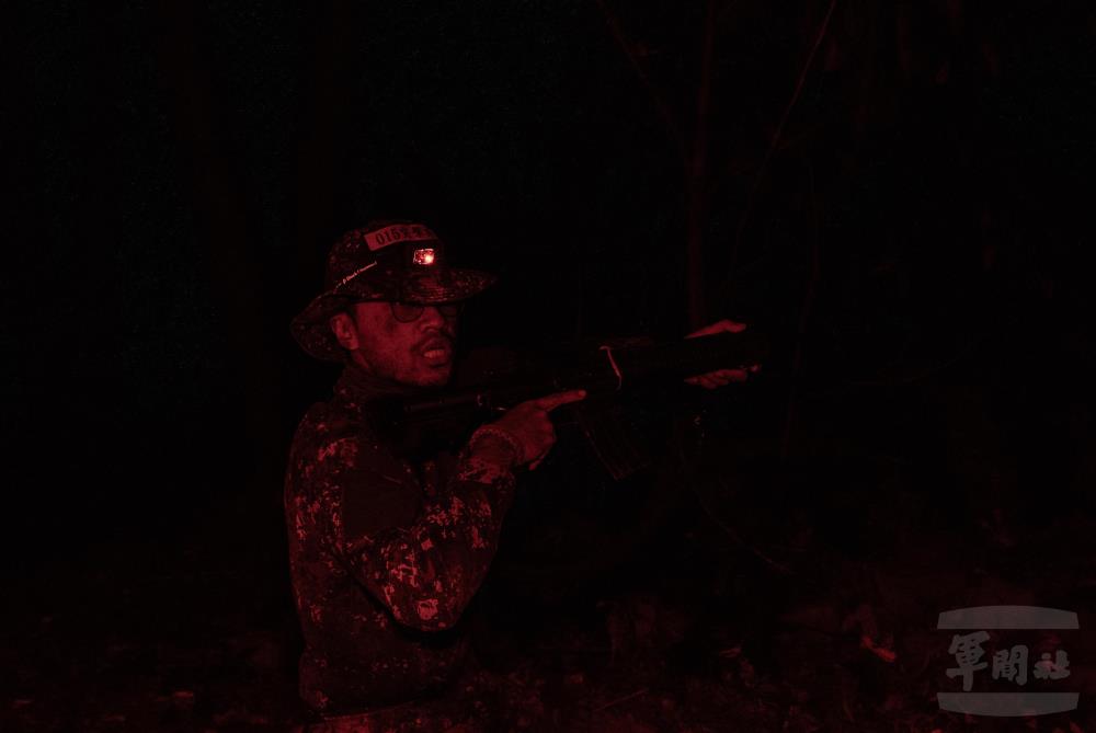 特41連甘嶺上兵。（軍聞社記者李恬恬攝）