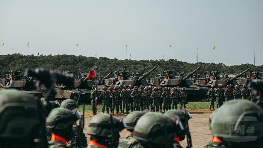 聯兵一營官兵精神抖擻、士氣高昂。（軍聞社記者陳軍均攝）