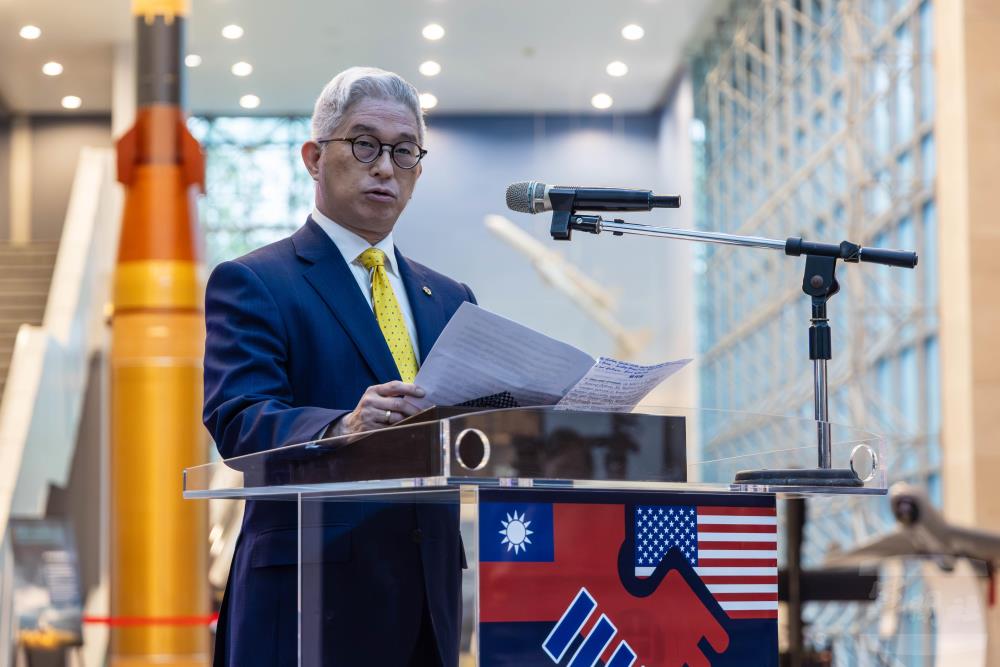 國防部副部長徐斯儉，感謝美方長期支持臺灣安全。（軍聞社記者蔡枋澐攝）