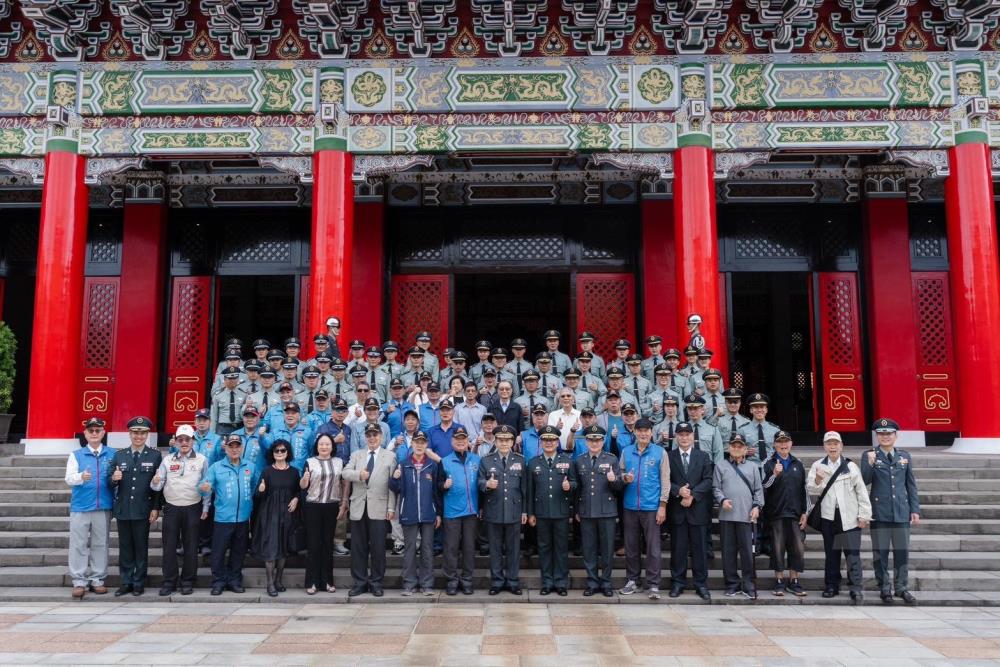 陸軍裝甲第584旅於忠烈祠舉行登步島大捷76週年祭祀典禮。（584旅提供）