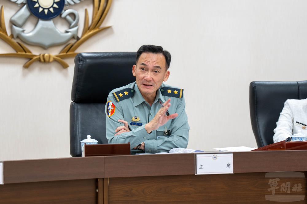 楊常次感謝所有委員們給予寶貴建言。（軍聞社記者吳冠萱攝）