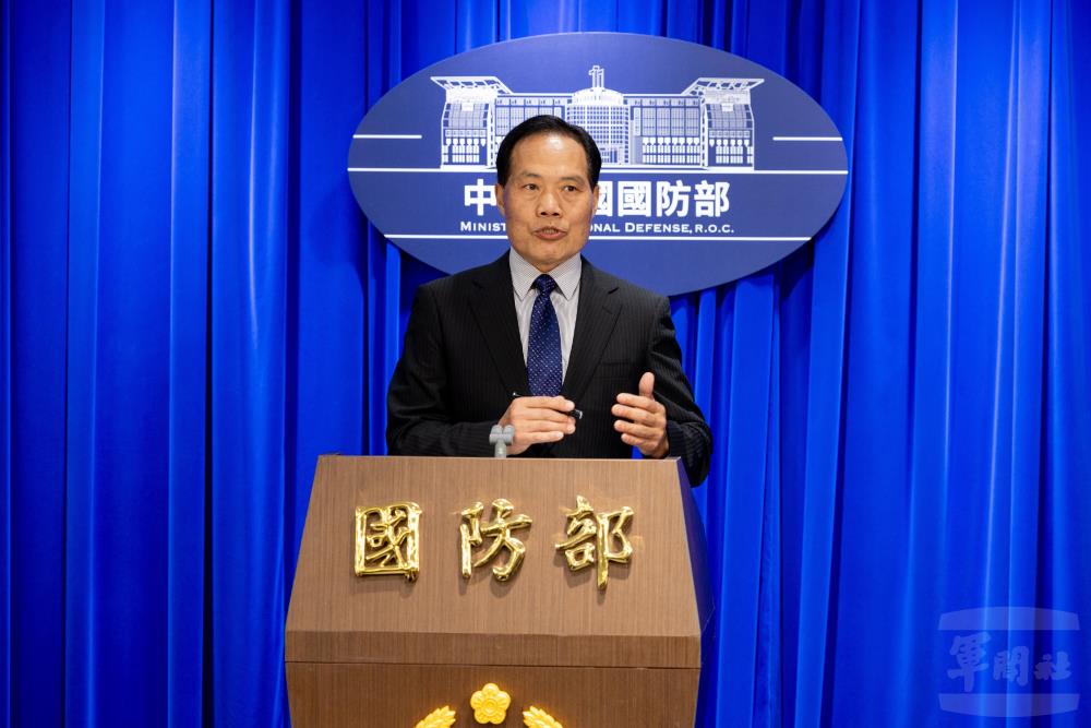 孫春青強調，此次活動是交流平臺，並非競賽性質。（軍聞社記者蔡枋澐攝）