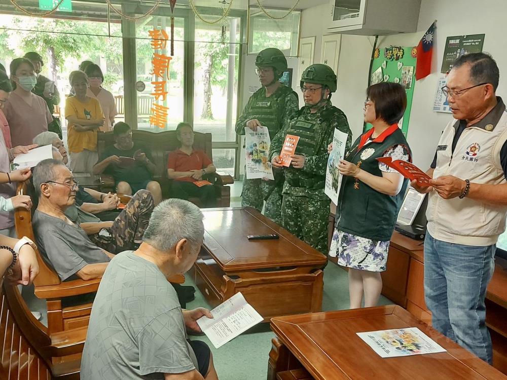 雲林後備攜手榮家演練疏散機制　強化緊急應變能力