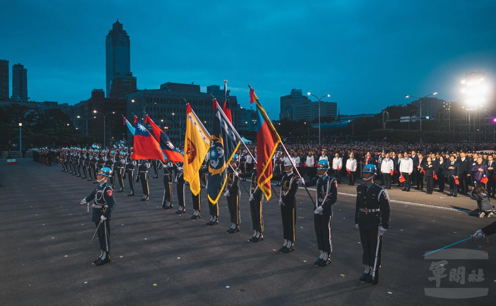 The President attends the New Year's Day flag-raising ceremony, welcoming in the New Year with our nationals