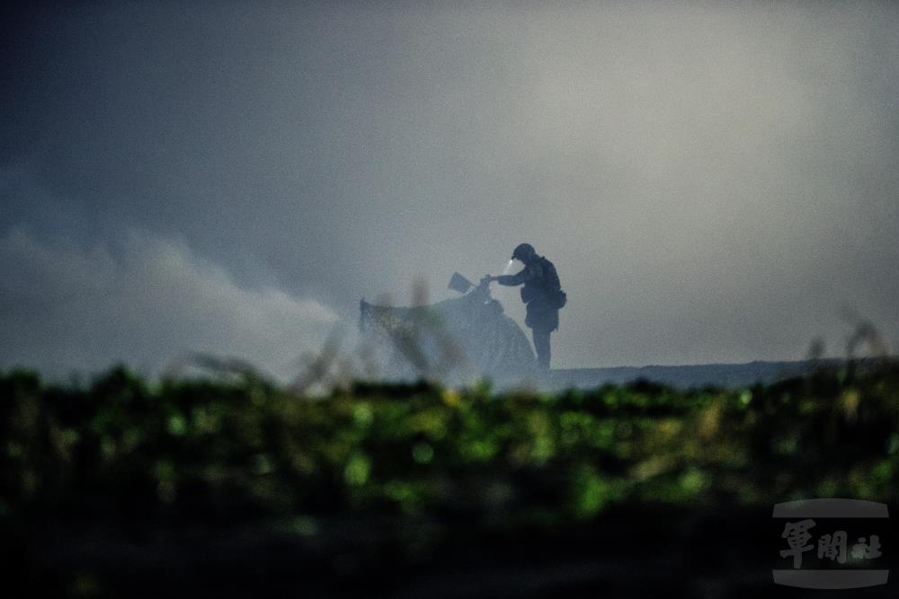 The 39th Chemical Group conducts smoke operations to play the role of operational support capability